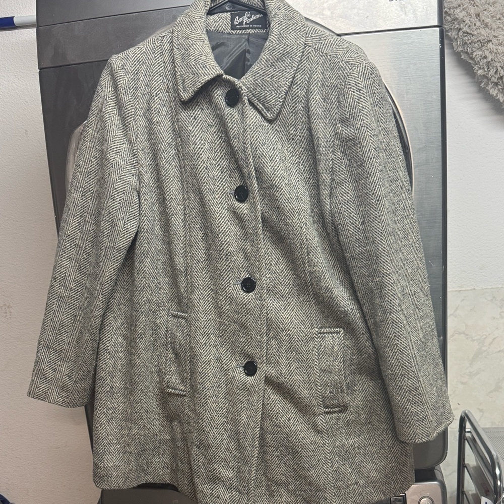Stylish Gray Trench Coat